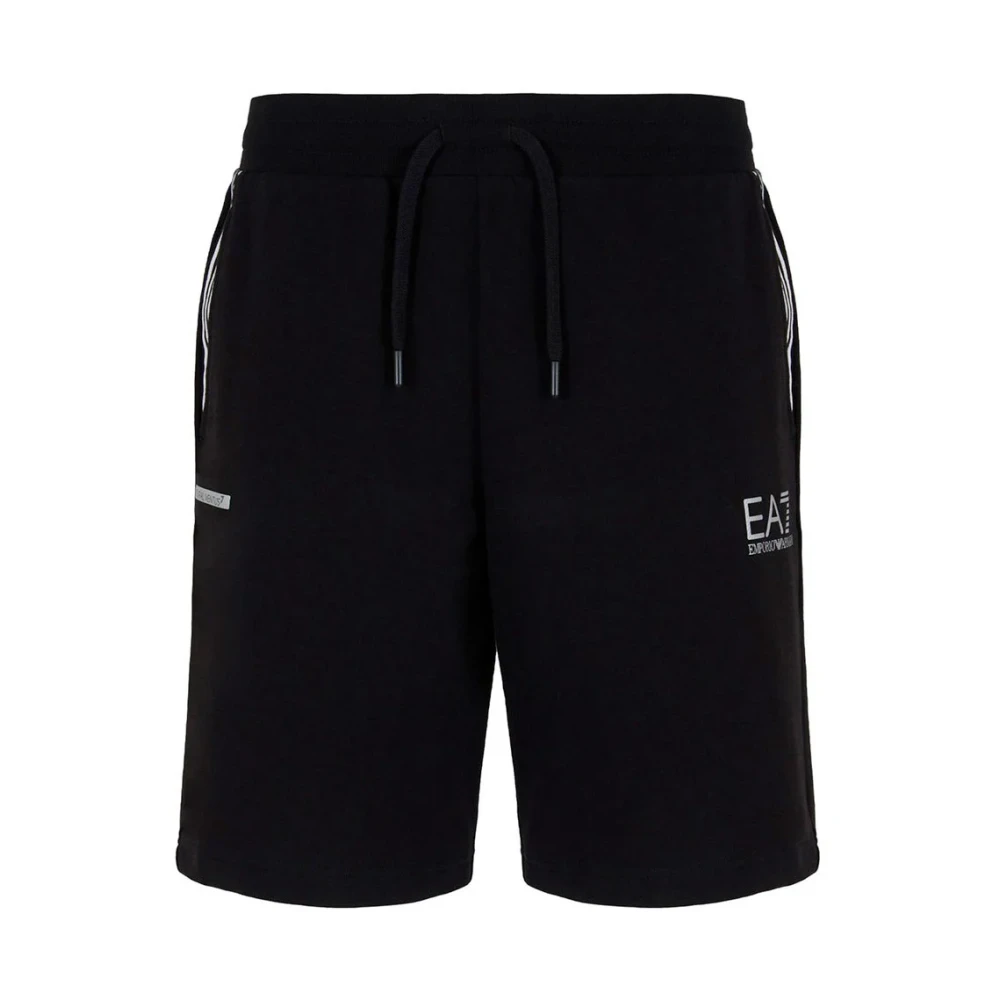 Emporio Armani EA7 Heren Bermuda Shorts Lente Zomer Collectie Black Heren