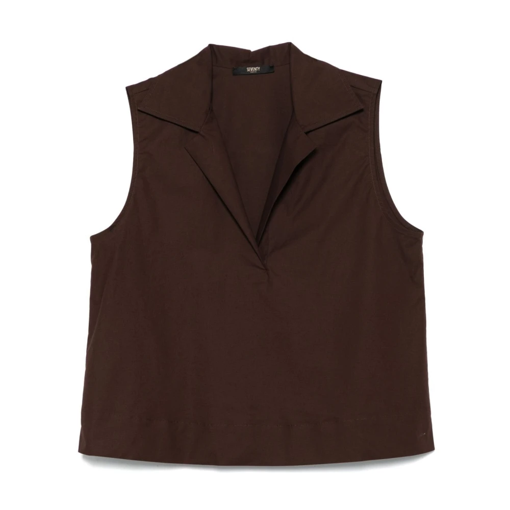 Tops > Sleeveless Tops - - Seventy - Modalova