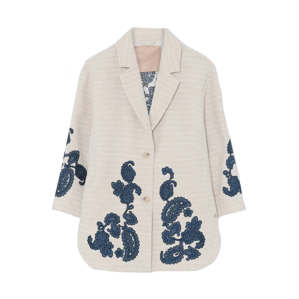 Gustav Cara Jas White Dames