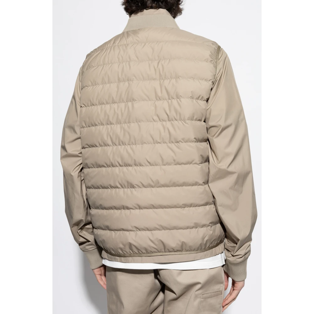 Moncler Jas met donsvest Verney Beige Heren