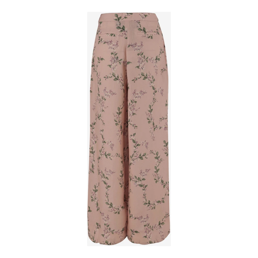 Agua by Agua Bendita Wijde broek in Catania Wisteria Pink Dames