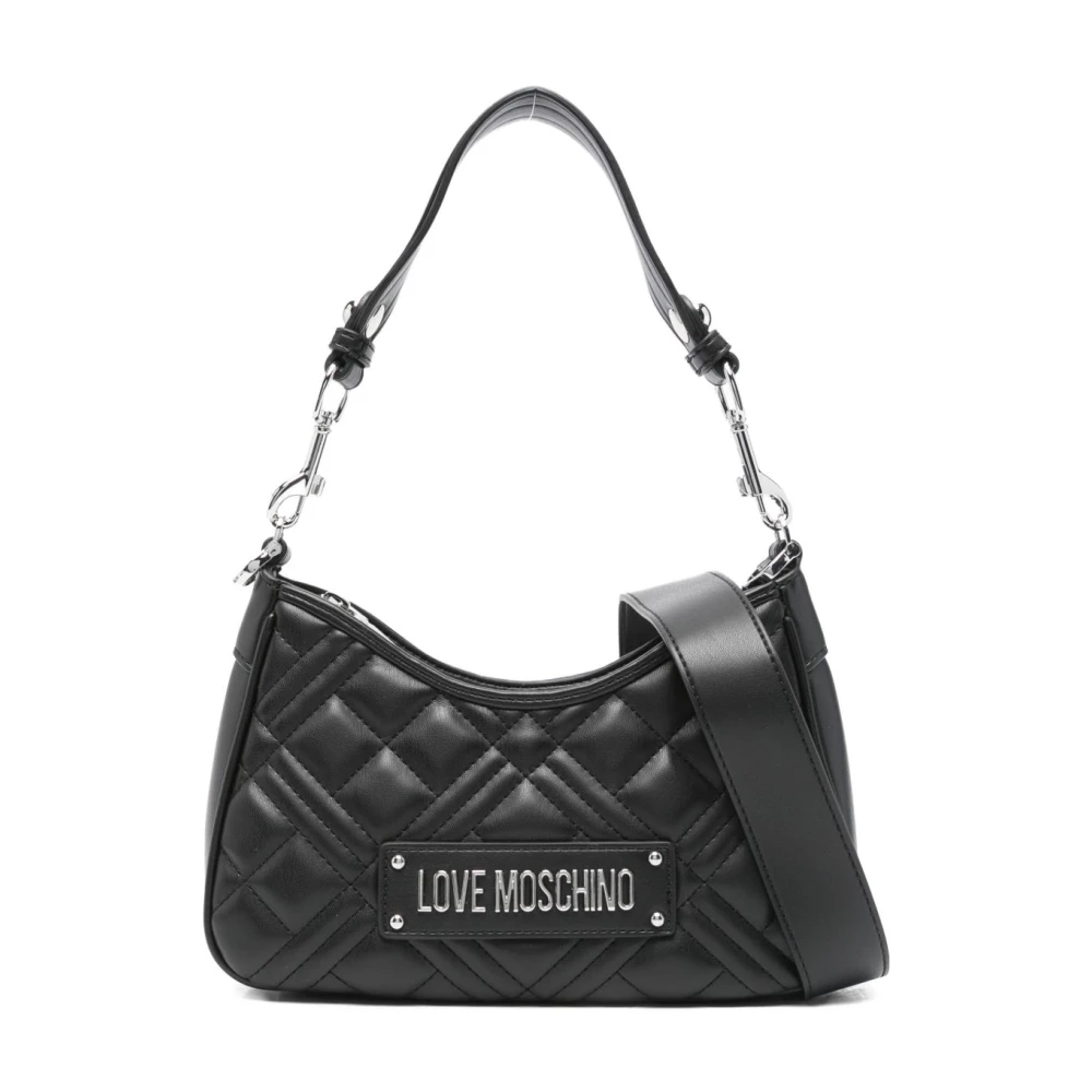 Love Moschino Women's Black/Silver Chic & Shoulder Bag