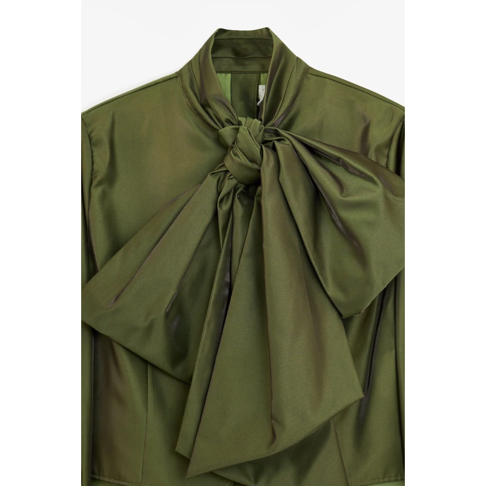 Comme des Garçons Stijlvolle Overhemden Collectie Green Dames