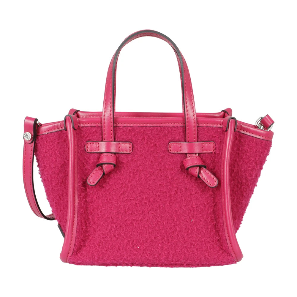 Gianni Chiarini Leren Crossbody Tas Pink Dames