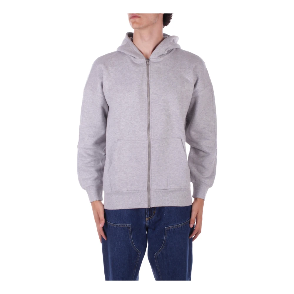 Only & Sons Lichtgrijze Hoodie Met Rits Gray Heren