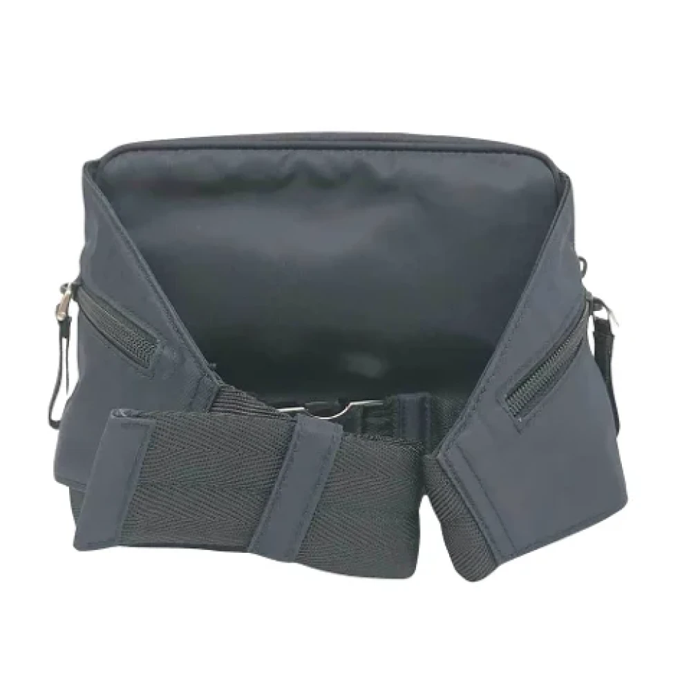 Prada Vintage Pre-owned Fabric clutches Blue Dames