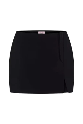 Svart Mini Kjol Slim Fit