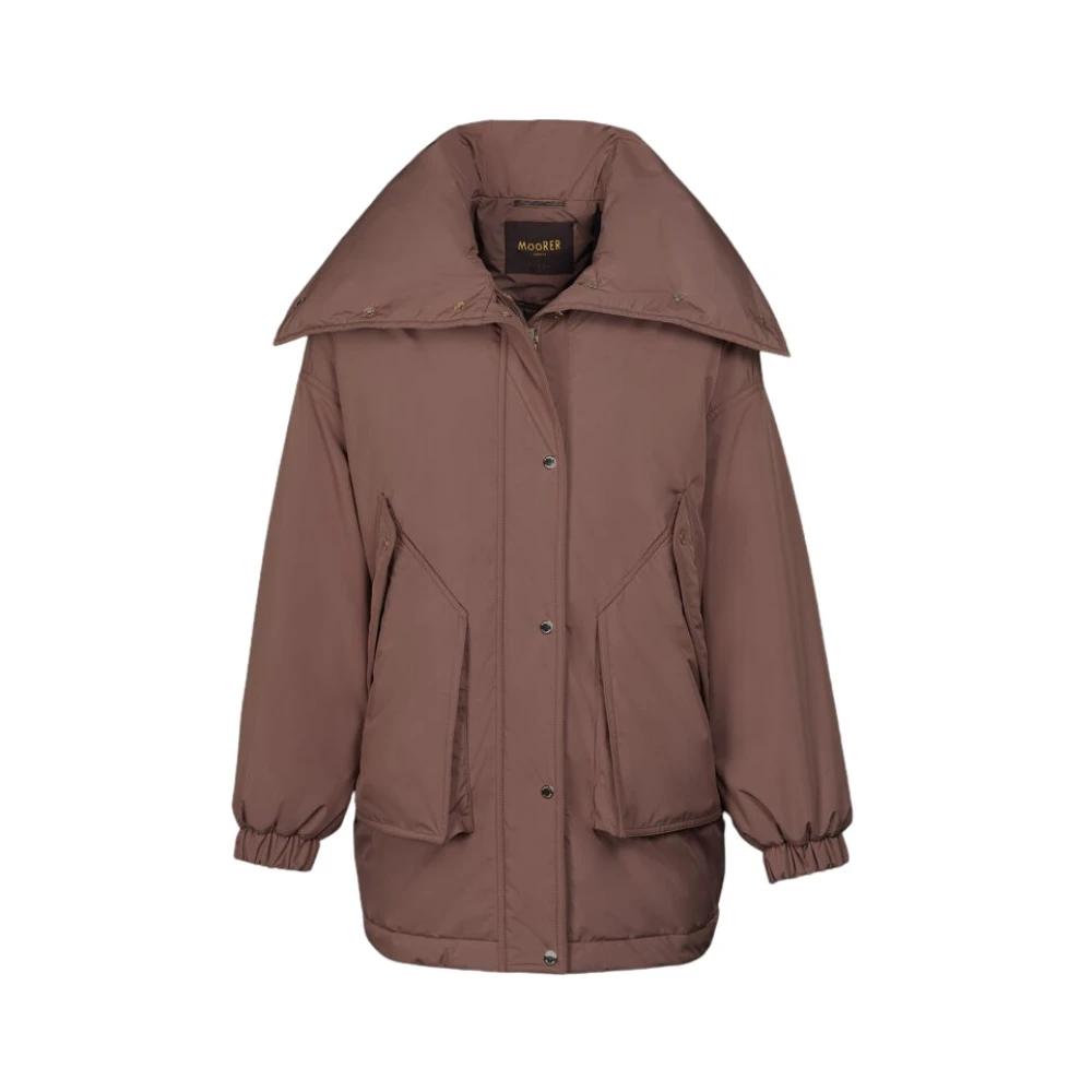 Moorer Women's Brown Winter Jackets, S, Numana-Stp Parka