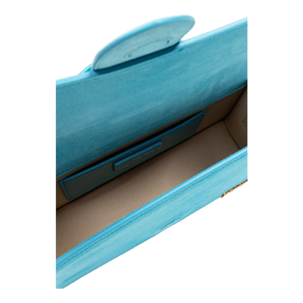 Jacquemus Schoudertas Le Grand Bambino Blue Dames