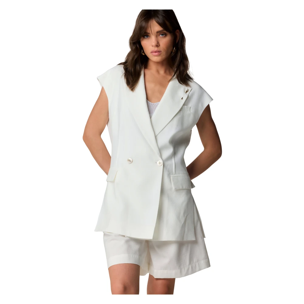 Kocca Stijlvolle Vesten voor een Trendy Look White Dames