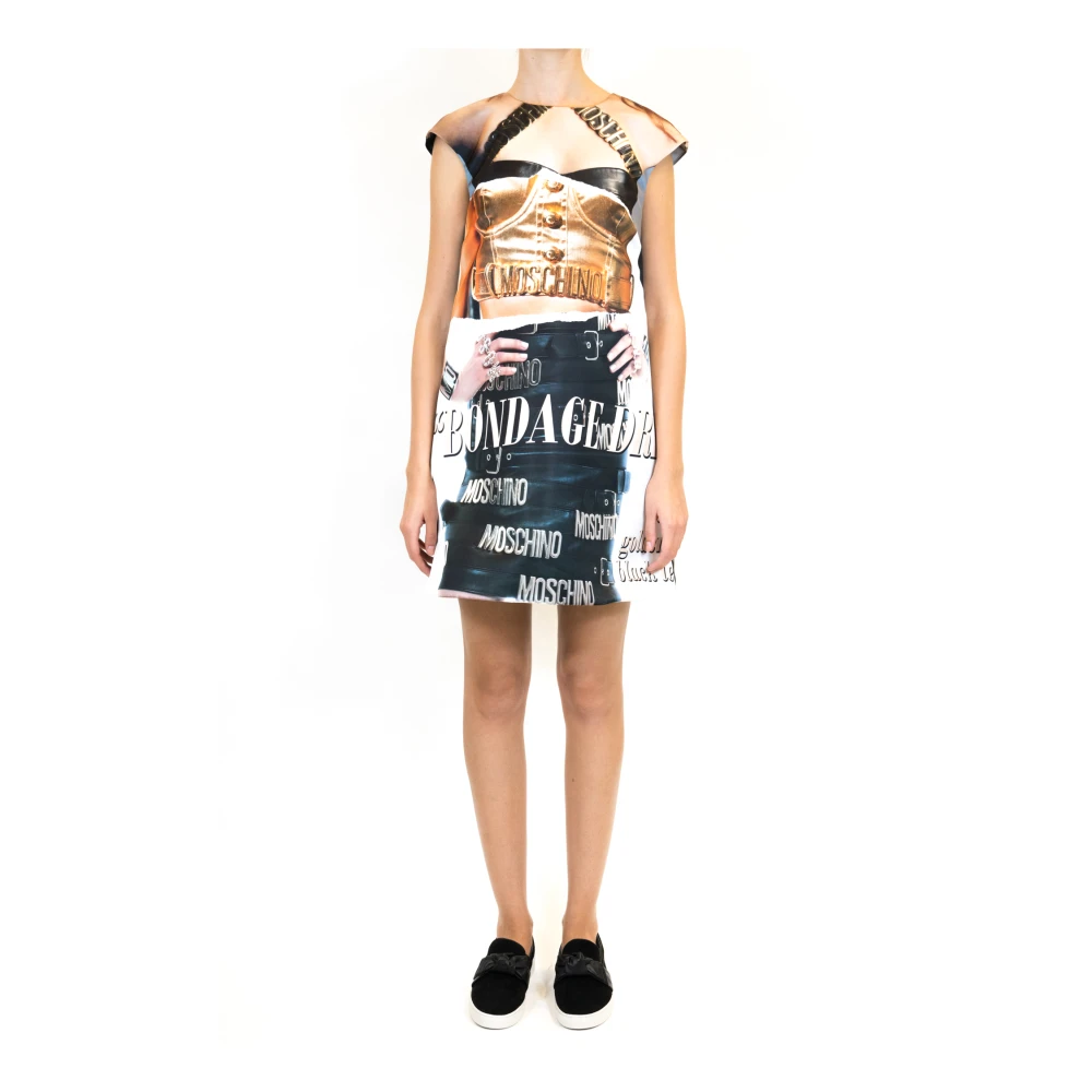 Moschino Multicolor Elegante Jurk voor Vrouwen Multicolor Dames