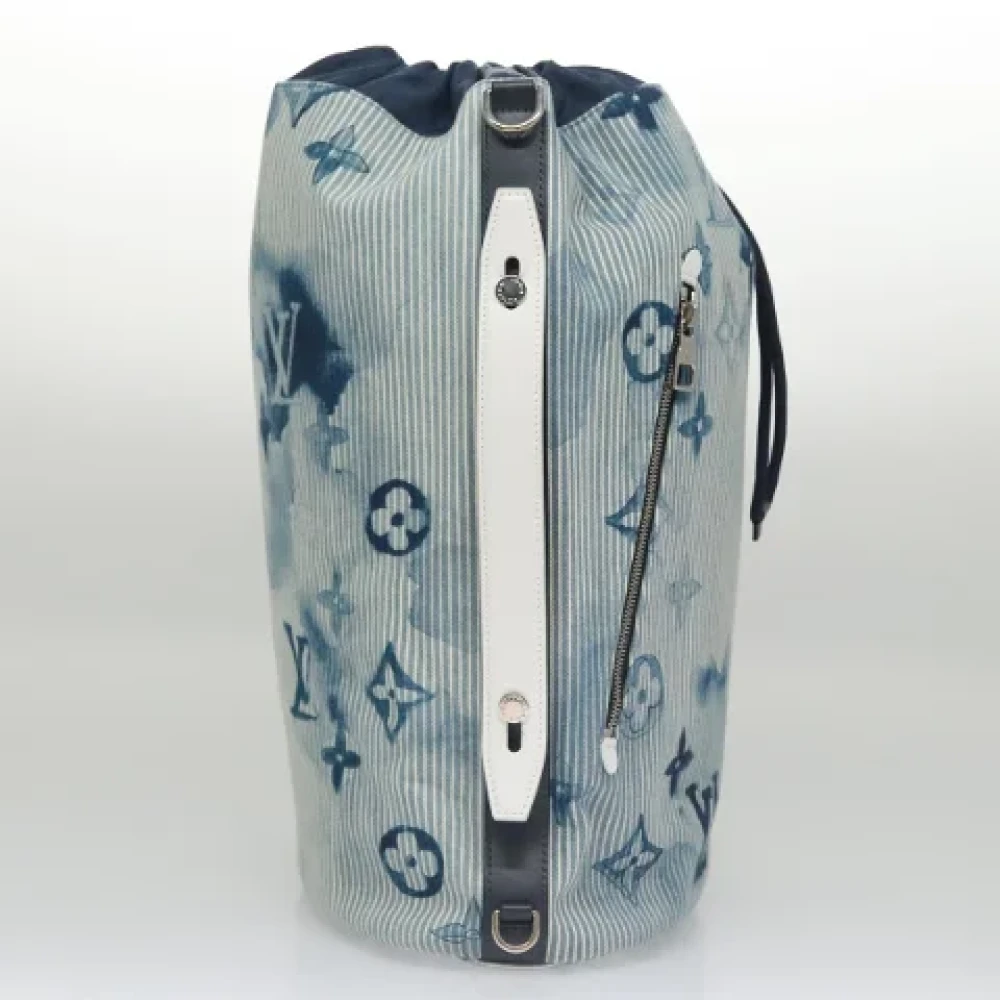 Louis Vuitton Vintage Pre-owned Canvas shoulder-bags Blue Dames