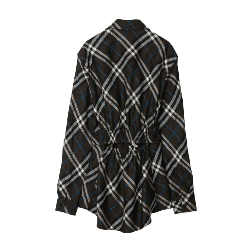 Burberry Bruine Overhemd met Riem Black Dames