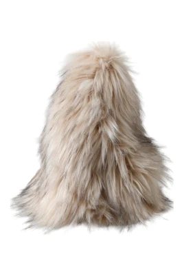 Beige Akryl Päls Kvinnor Hinkhatt