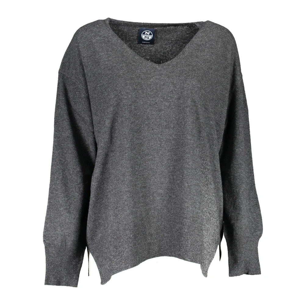 North Sails Damen Grau V-Ausschnitt Strickware Stil Nr. 16399 Extra Klein - Bild 3