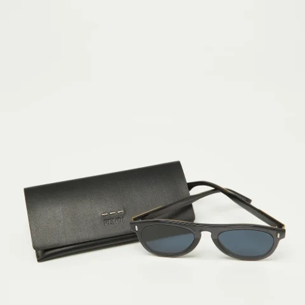 Fendi Vintage Pre-owned Acetate sunglasses Gray Dames