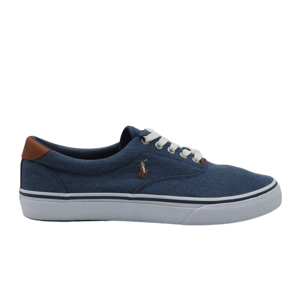 Ralph Lauren Sneakers heren canvas 40- Heren Schoenen Blauw