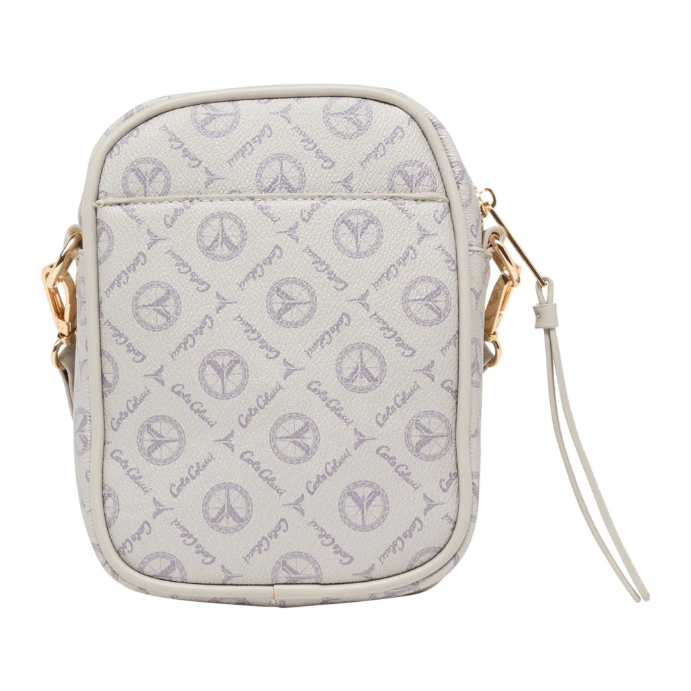 carlo colucci Handtas met Logoprint Gray Dames