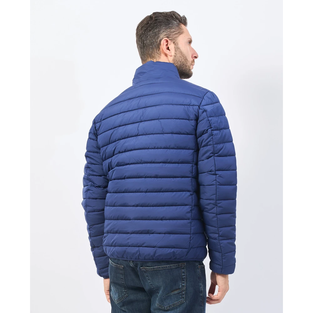 Save The Duck Blauwe diervrije Erion polyesterjas Blue Heren