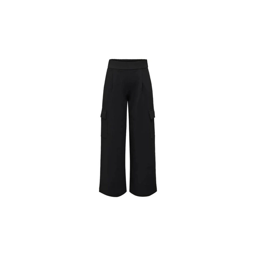 Jacqueline de Yong Zwarte Cargo Broek Lente Zomer Collectie Black Dames