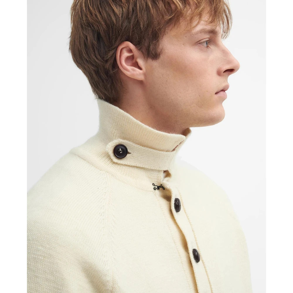 Barbour Gebreide Trui Krijt Beige Heren