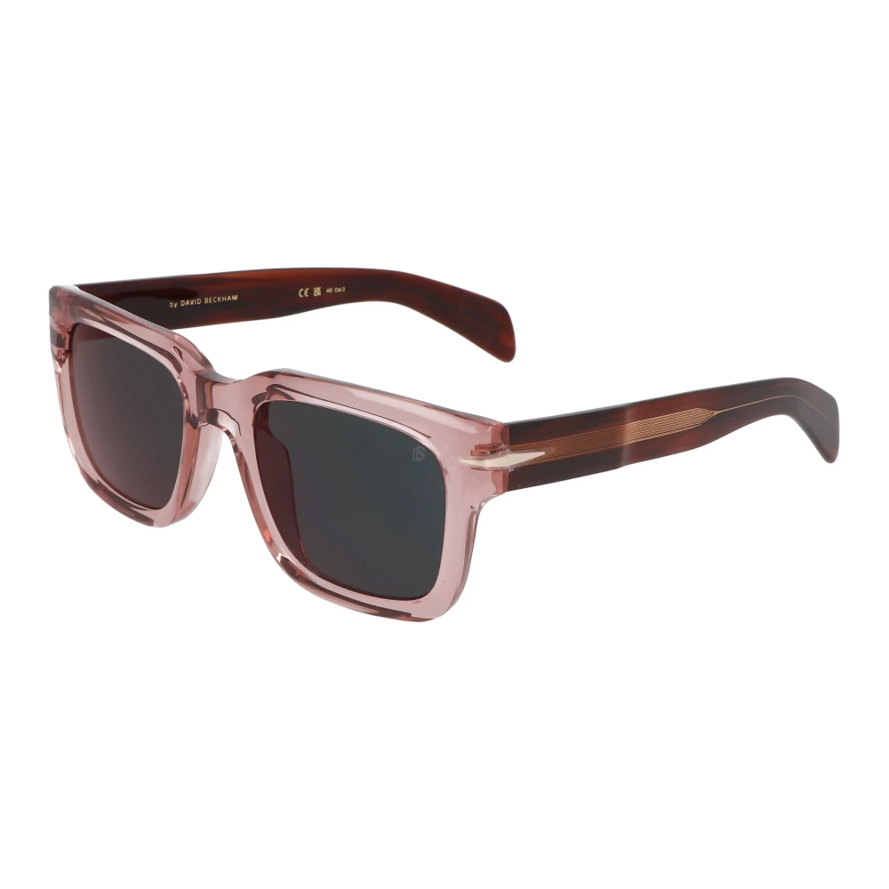 Eyewear by David Beckham Retro Fyrkantiga Solglasögon Kollektion Pink, Dam