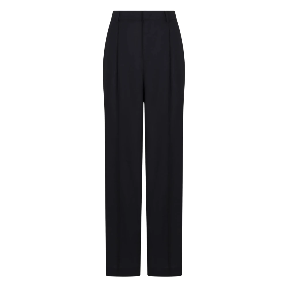 Pt Torino Women's Blue Straight Trousers, S, Lola Trousers