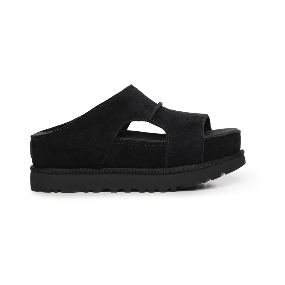 Ugg Women's Black Sliders, 5 Uk, Goldenstar Hi Cutout Slide