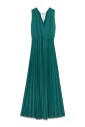 robe-longue-en-lurex-plisse