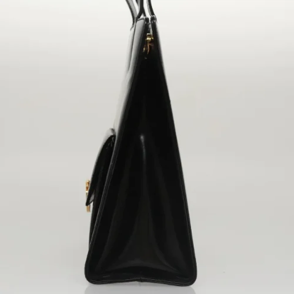 Salvatore Ferragamo Pre-owned Leather handbags Black Dames