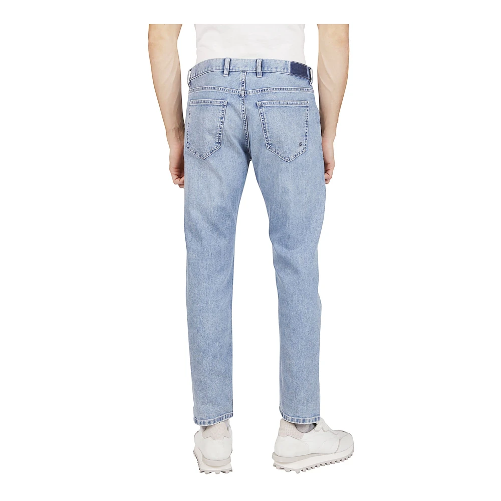Eleventy Stretchkatoenen denim broek Blue Heren