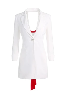 Shawn Bow Blazer Mini Klänning