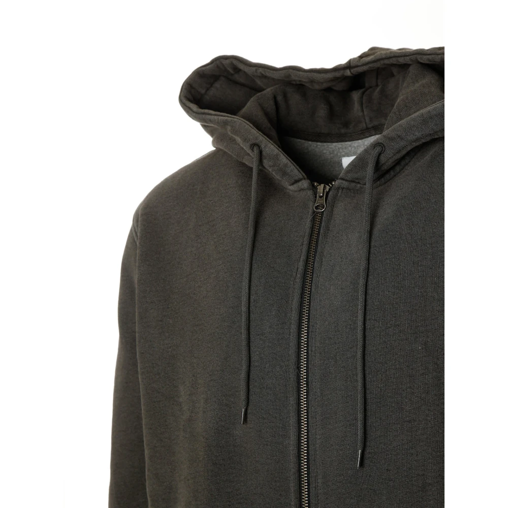 Samsøe Zip Hoodie met relaxte pasvorm Gray Heren
