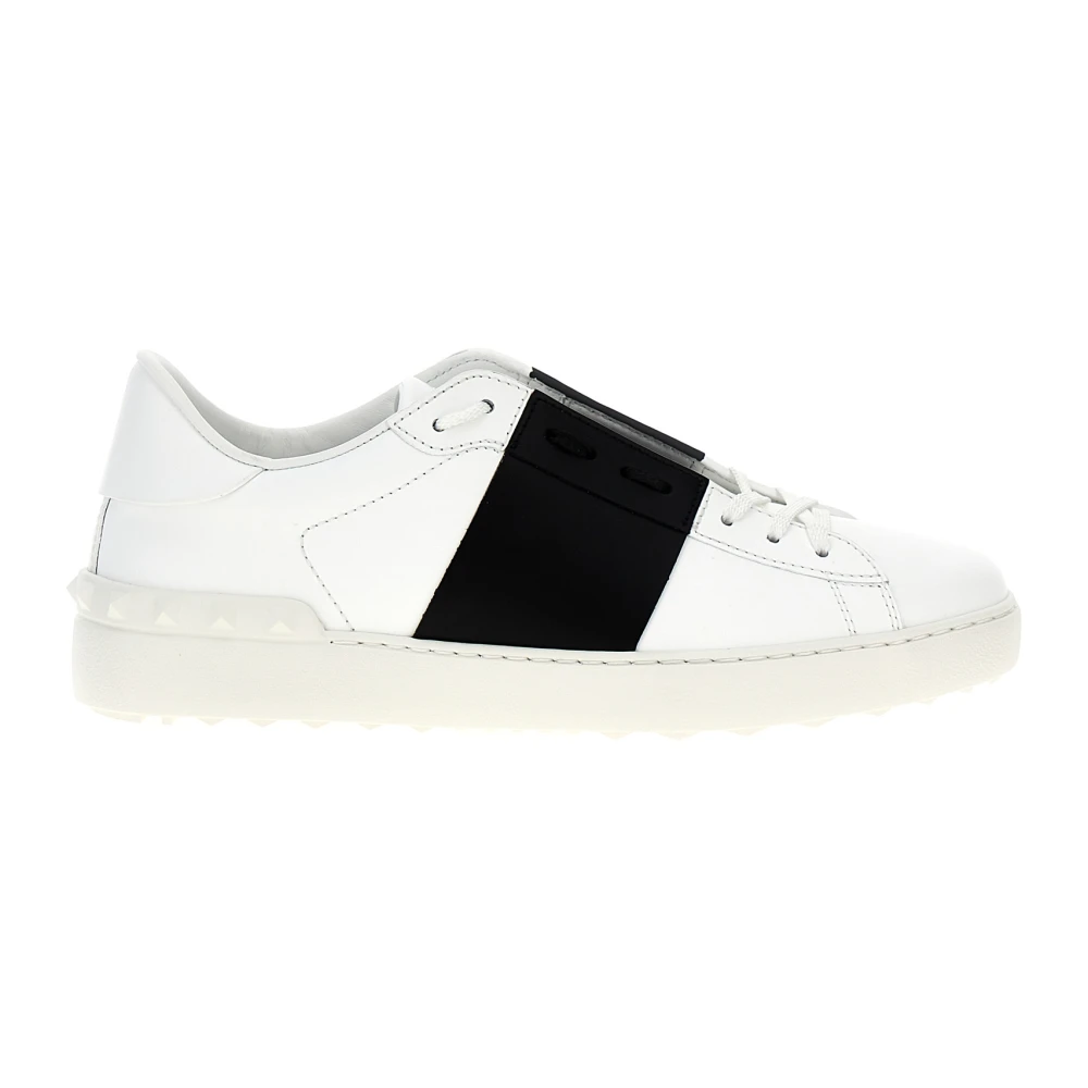 Valentino Garavani Calfskin Open Sneaker - Male - Sneakers - White - 11 Uk - Shoes