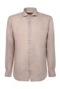 brown-linen-shirt-classic-collar
