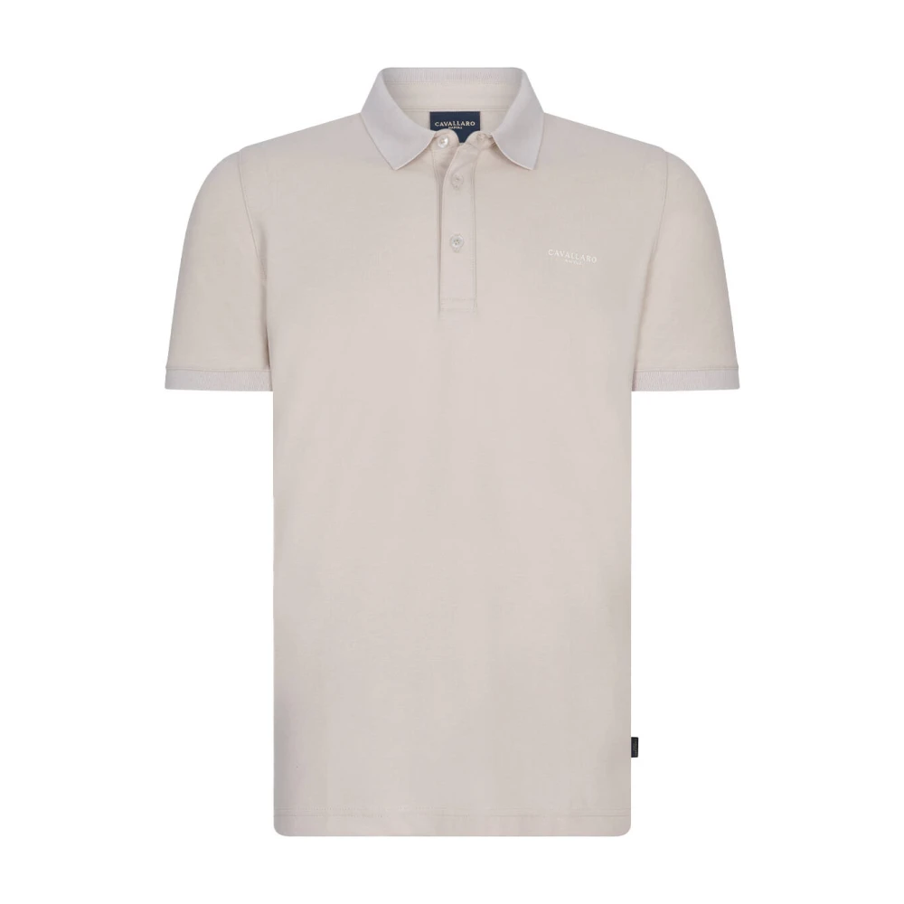 Cavallaro Lange mouw shirt Polo Beige Heren