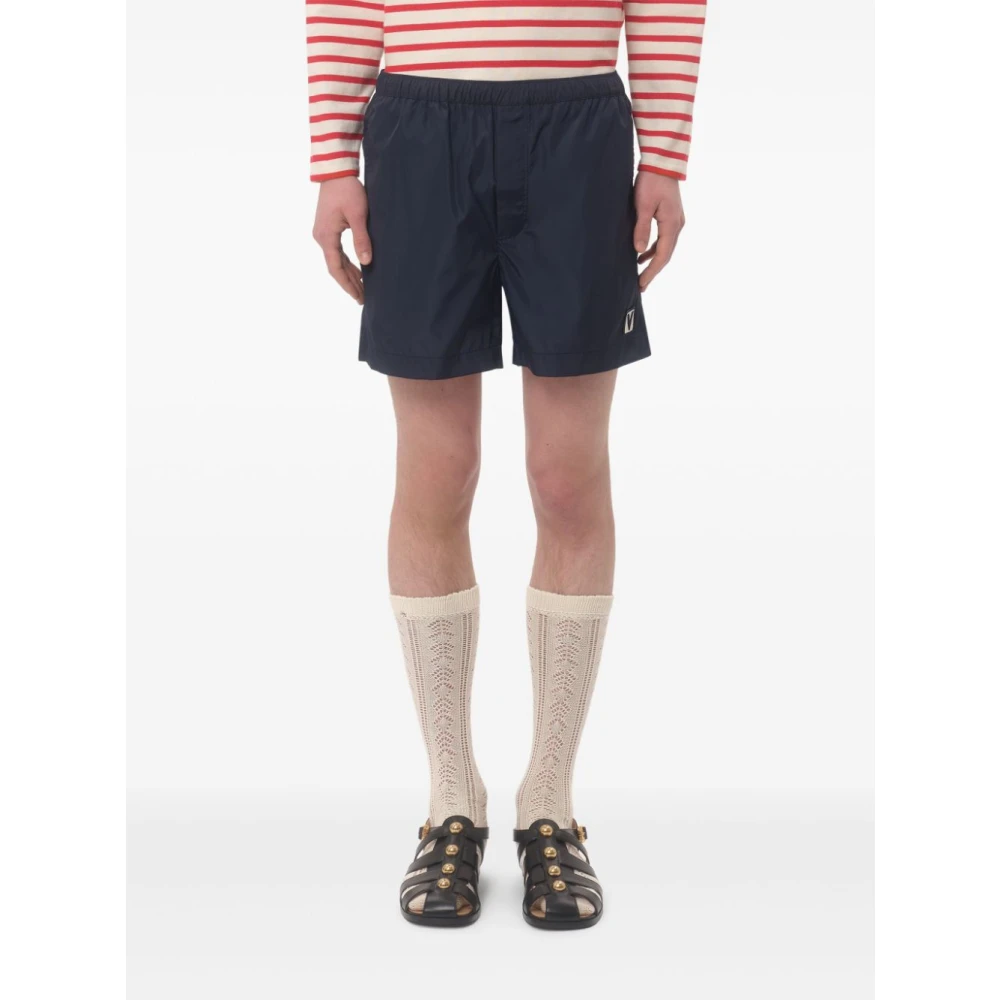 Valentino Garavani Blauwe Sea Zwemkleding voor Mannen Blue Heren