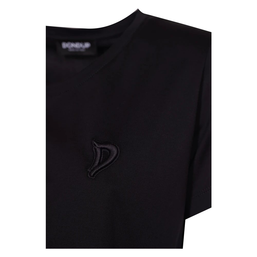 Dondup Stijlvolle T-shirts en Polos Black Dames