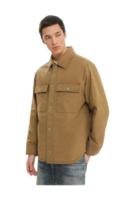 Bomulls Twill Overshirt Jacka