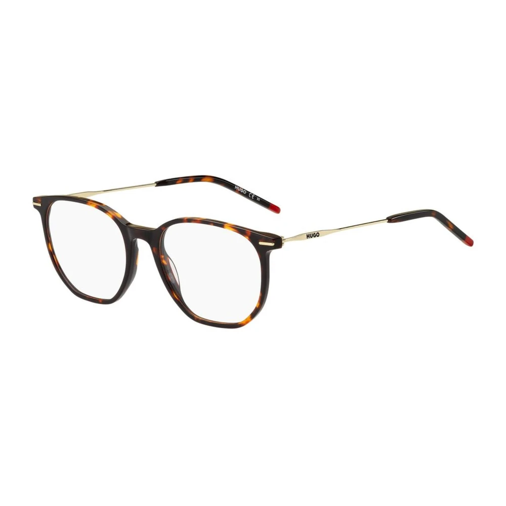 Hugo Boss Bruine Acetaatframes met wijzerplaat Brown Dames