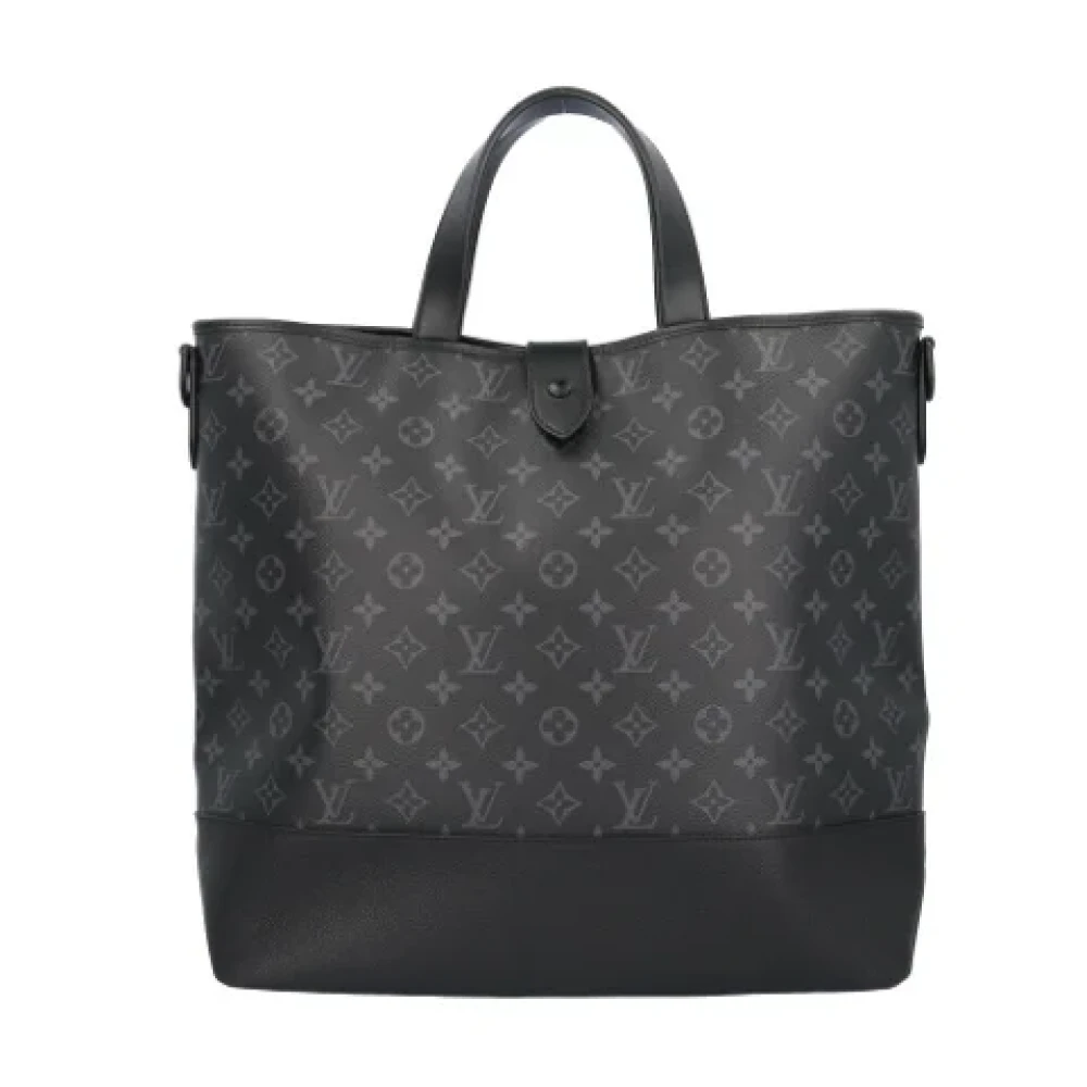 Louis Vuitton Vintage Pre-owned Canvas shoulder-bags Black Dames