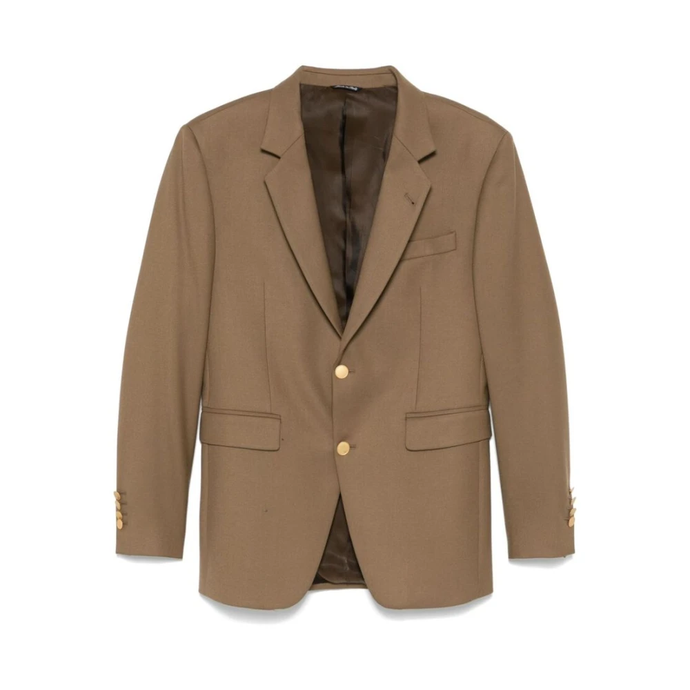 Reveres 1949 Kameelbruine jas met inkeping revers Brown Heren