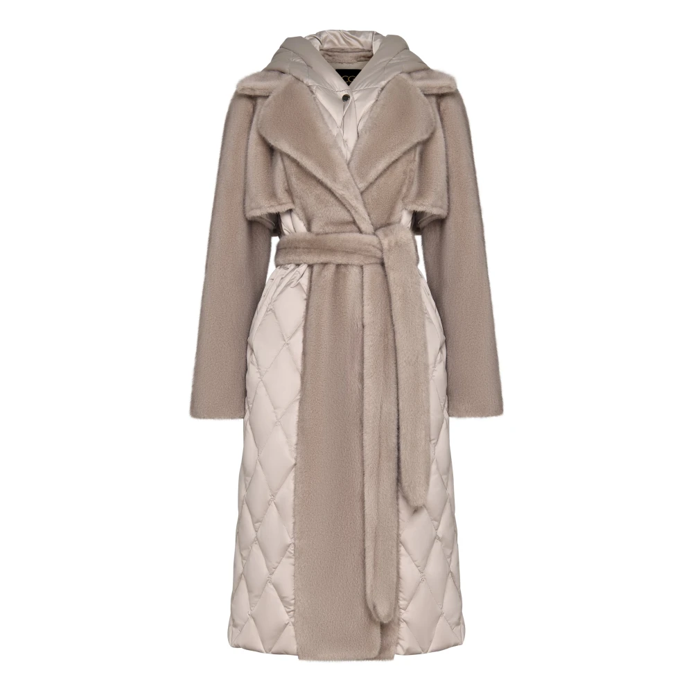Cesare Gaspari Donna Beige Cappotti, S, New,