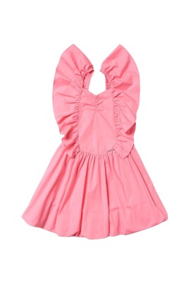 fuchsia-ruched-a-line-dress