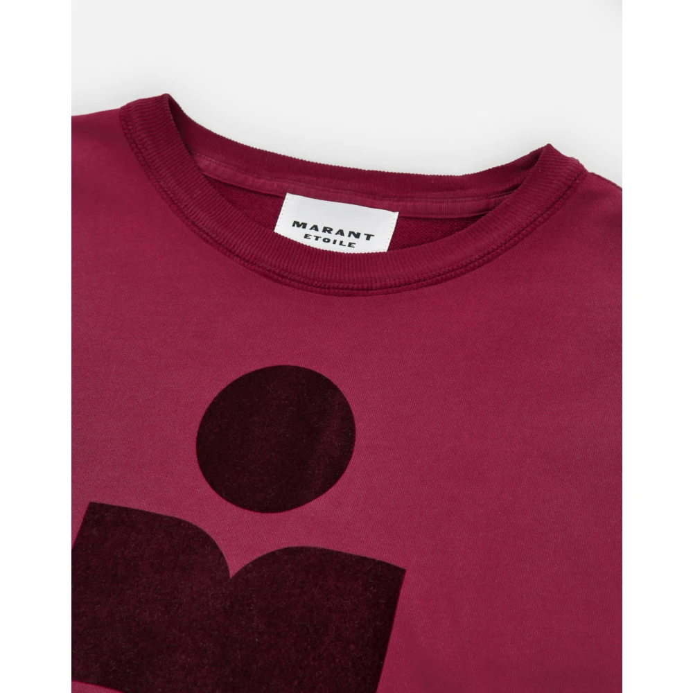 Isabel marant Bordeaux Logo Sweaters Pink Dames