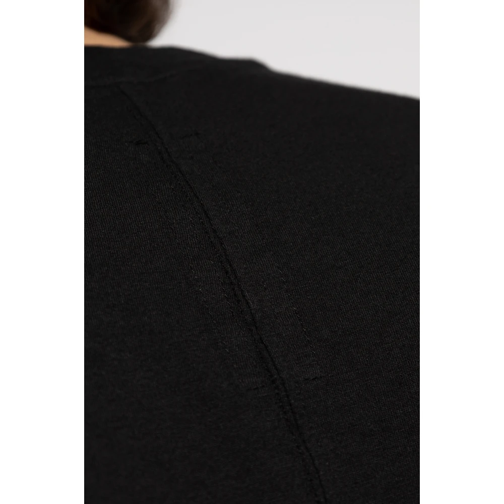 Rick Owens T-shirt Jumbo SS T Black Heren