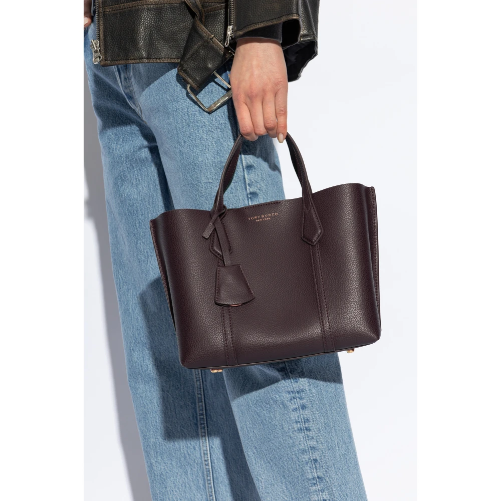 TORY BURCH Tas Perry Triple-Compartiment Klein Purple Dames