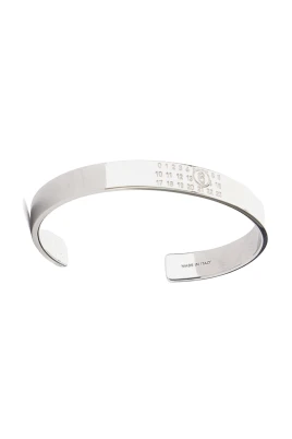 Numeric Minimal Signature Cuff Bracelet
