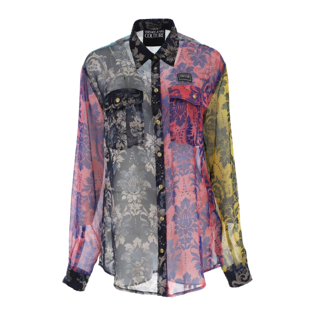 Versace Jeans Couture Women's Multicolor Shirts, M, Pink Shirts For