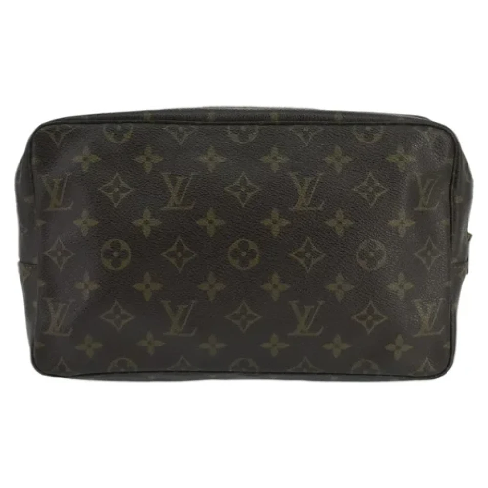 Louis Vuitton Vintage Pre-owned Canvas clutches Brown Dames